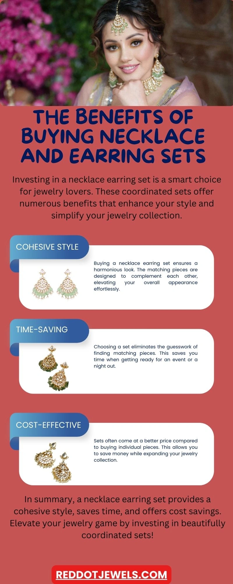 The Benefits of Buying Necklace and Earring Sets