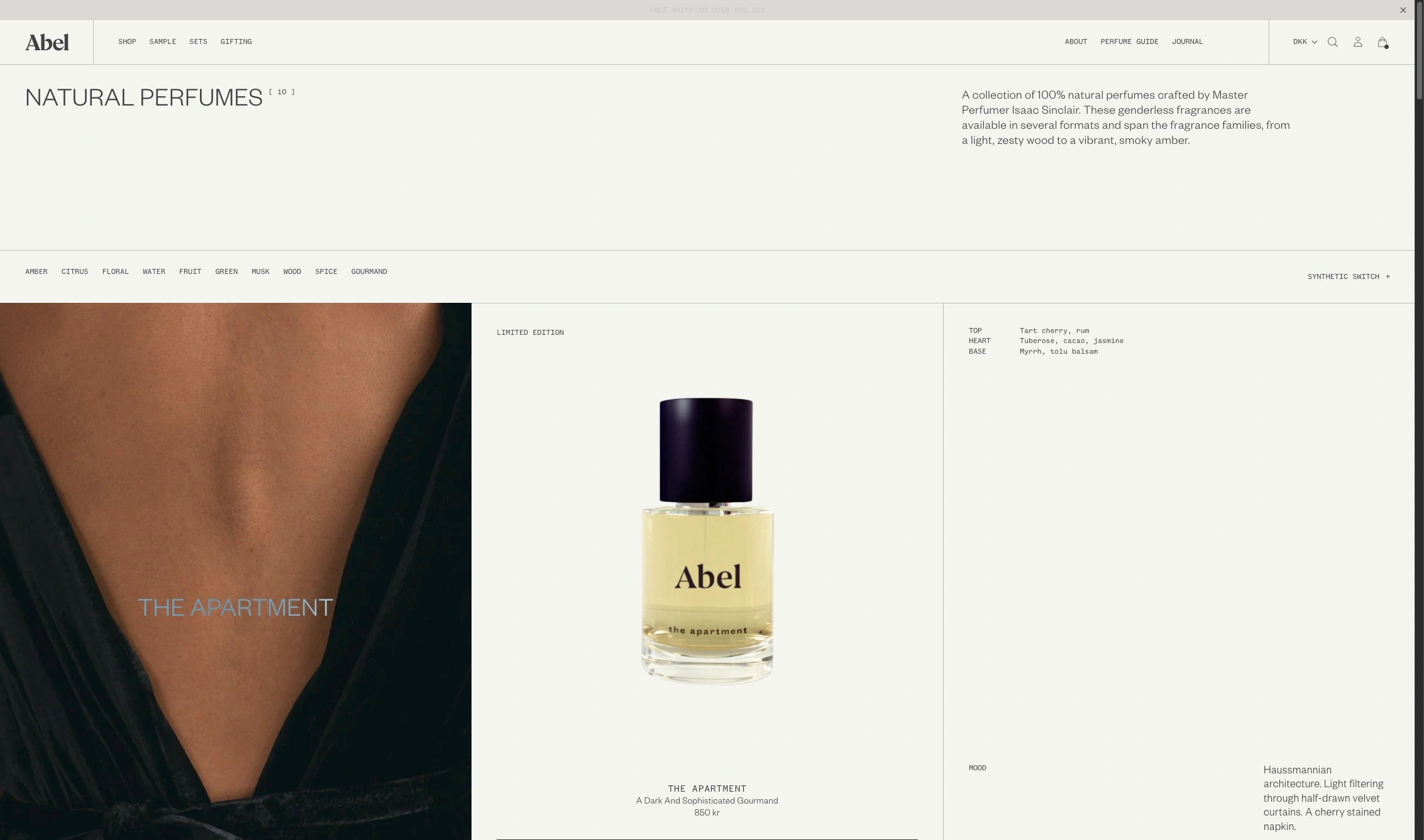 Natural Perfumes Collection | Abel