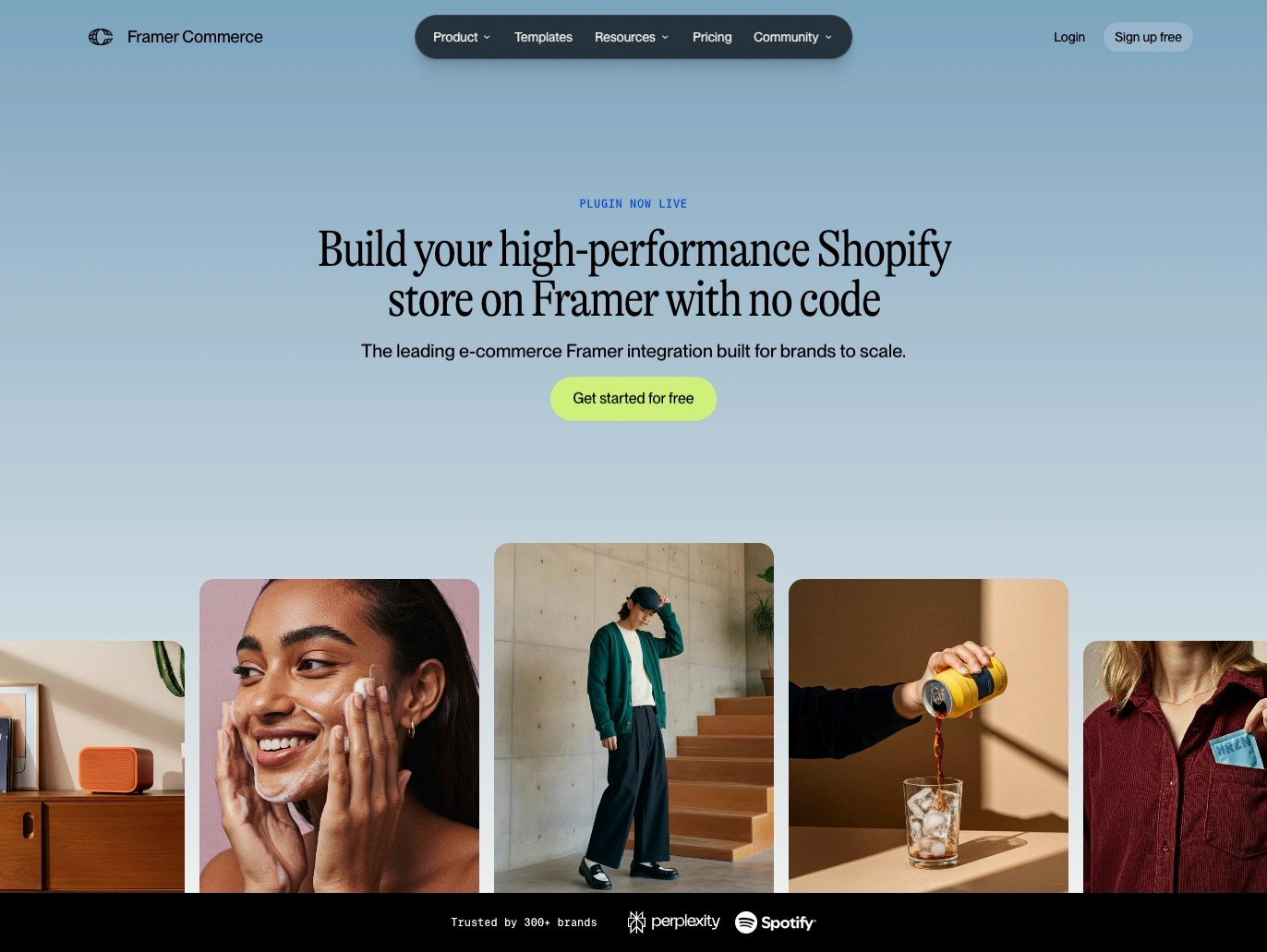 Shopify x Framer Integration | Framer Commerce