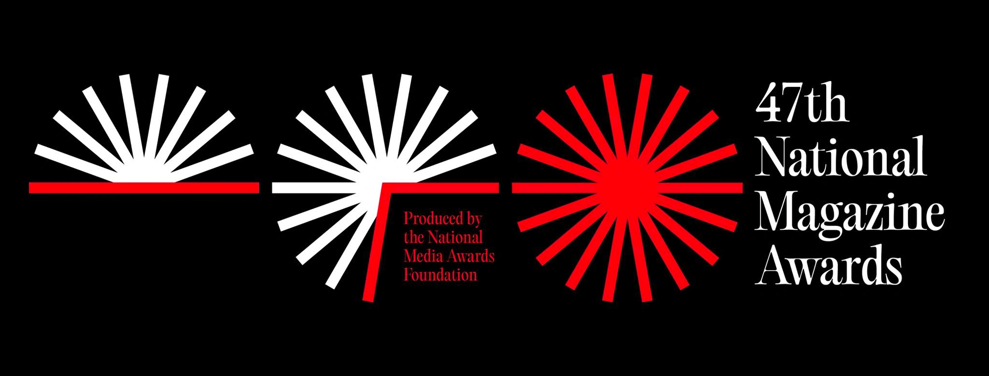 New Logo and Identity for the 47th National Magazine Awards by Made by Emblem