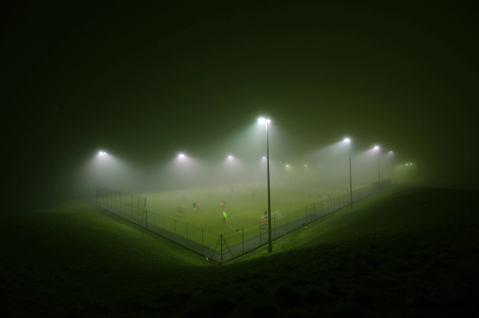 Foggy football by Kate Benjamin