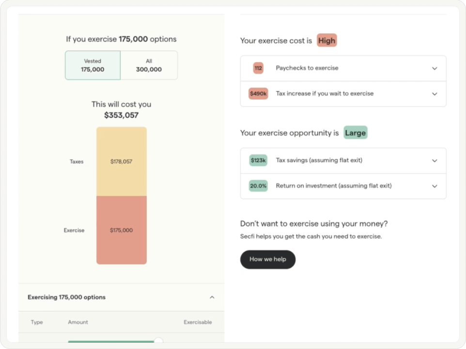 Capital gains and exit calculator - 2024 — Secfi