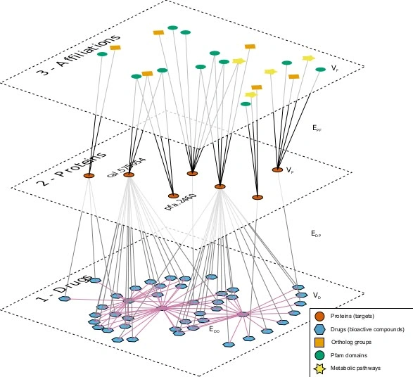 A Multilayer Network Approach for Guiding Drug Repositioning in Neglected Diseases | Trypanosomatics Lab