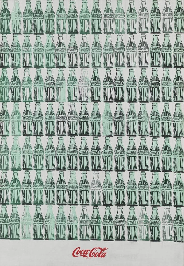 Andy Warhol's Green Coca-Cola Bottles, 1962