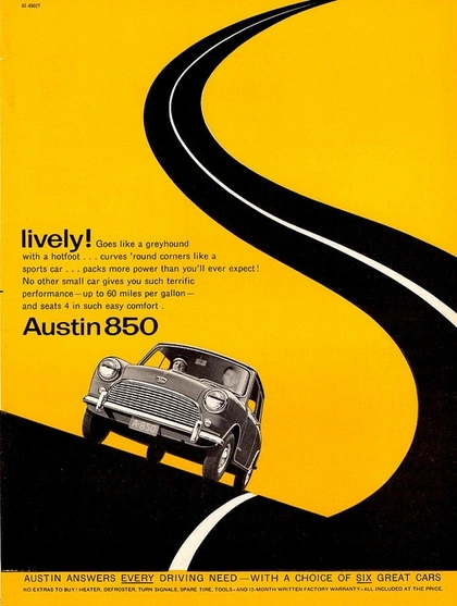 1961 Austin 850