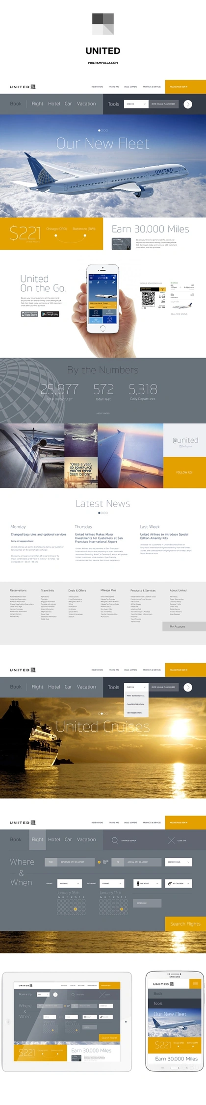 United Airlines Website Redesign