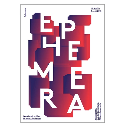 Museum Der Dinge - Ephemera poster