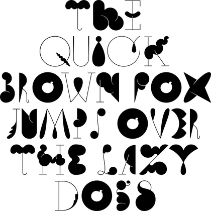 Cumulus & Foam Typeface - Kjartansson