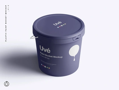 Plastic Paint Bucket Mockup on Behance