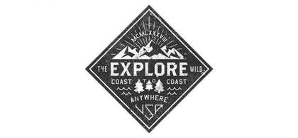 explore the wild patch vector