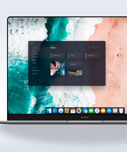 Apple OS / MacOS 2020 redesign - Edge to edge Macbook