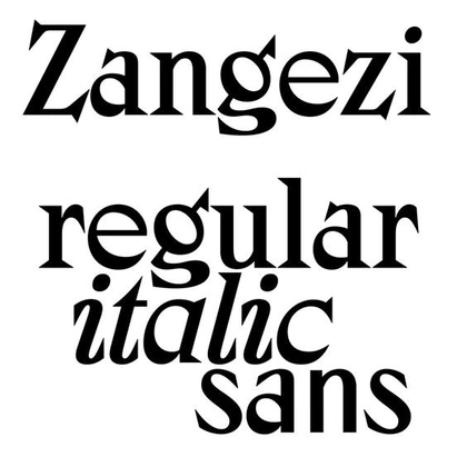 License Zangezi and more in-progress typefaces on Future Fonts.