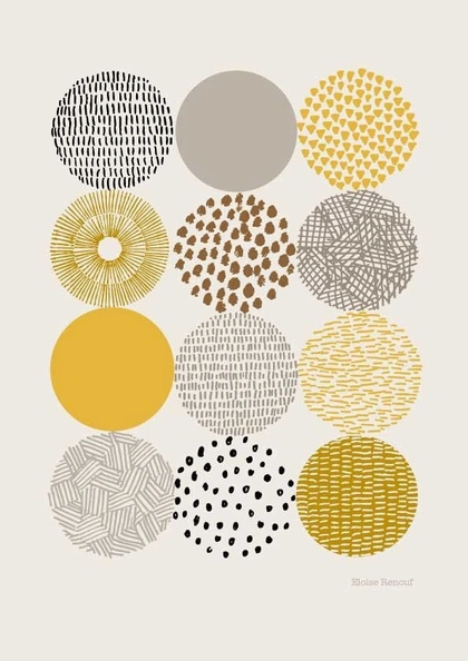 Circles, giclee print