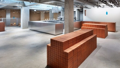 Blue Bottle Coffee cafe in Seongsu by Schemata Architects