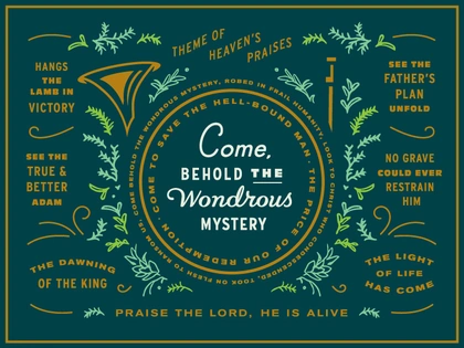 Lessons & Carols 17 french horn christmas event type typography layout concert invitation