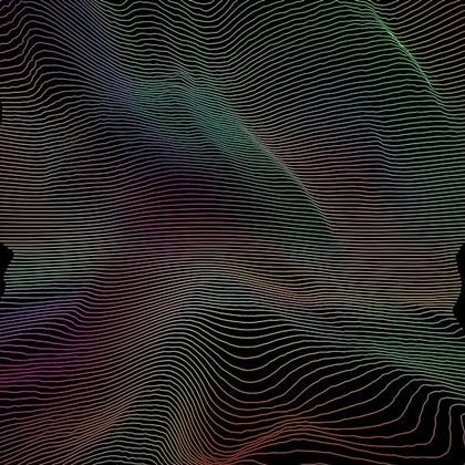 This Holographic Glitch Art Looks Like an Iridescent Oil Slick