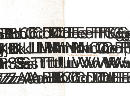 The Journal of Typographic Research - Fonts In Use