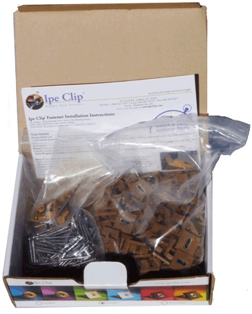 Ipe clip fastener 