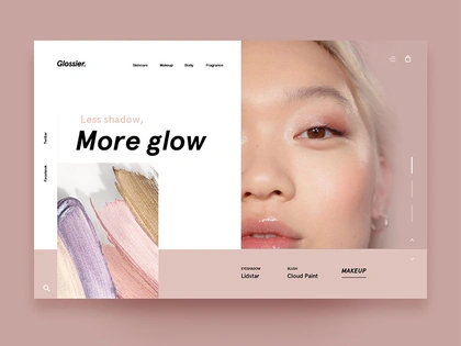 Glossier Homepage