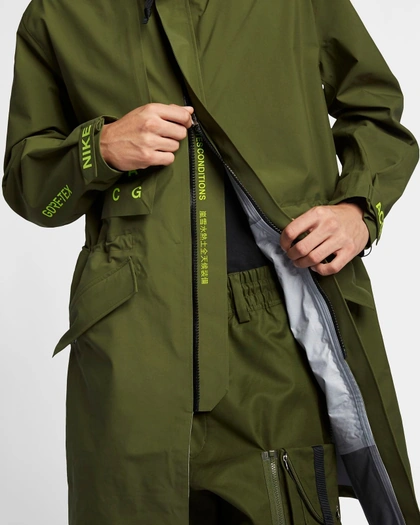 Nike / NikeLab ACG / GORE-TEX / Olive Canvas/Volt Glow / Jacket / 2019