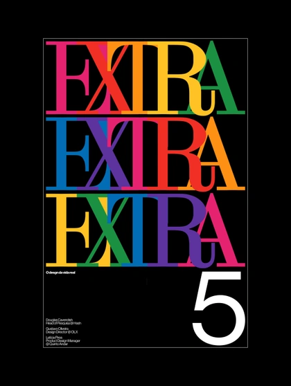 Poster Aprender Design - Extra 5 - Glauber Sampaio