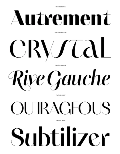 PF Marlet: Edgy, elegant & probably the ideal font of the month