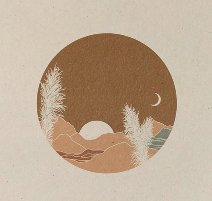 Dusk  || Art Print || Vintage Inspired Art || Inspirational Art || Boho Art Print || Pampas Landscap