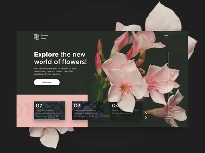 Flower Shop 🌸 designed by Oliko Koma. Connect with them on Dribbble; the global community for designers and creative professionals.