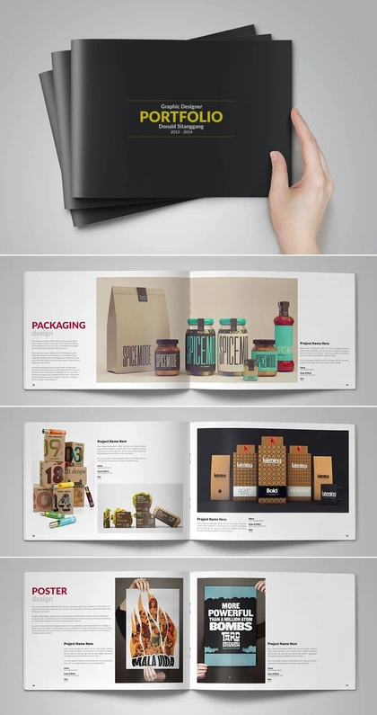 Graphic Designer Portfolio Brochure Template