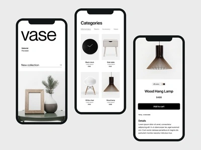 Mobile shop design app design mobile app minimal ui ux typogaphy branding shop ecommerce app mobile ui mobile app clean