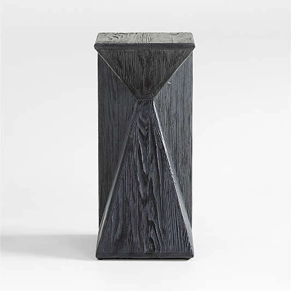 Nord Charcoal Wood End Table