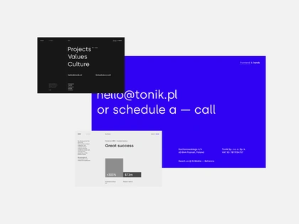 Tonik on Behance