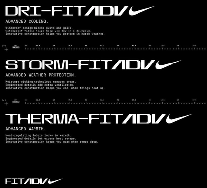 Nike / Fit Adv – Dri-Fit Adv, Storm-Fit Adv & Therma-Fit Adv / Logotype / 2022