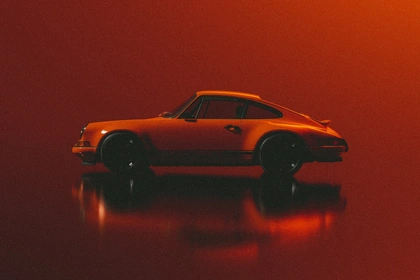 blender car car photography CGI Porsche Porsche 911 studio Studio Photography vintage