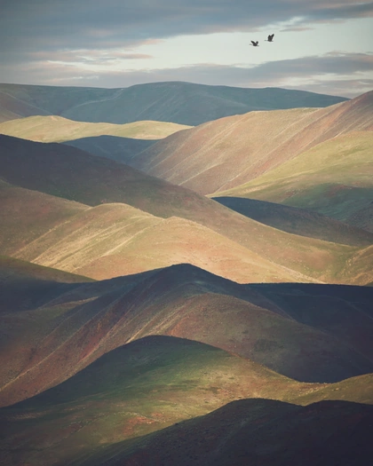 Benjamin Everett, Migrating Cloud Shadows, Snake River, 2017