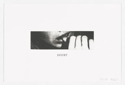 artvisement:
“Doubt (2004) by John Baldessari.
”