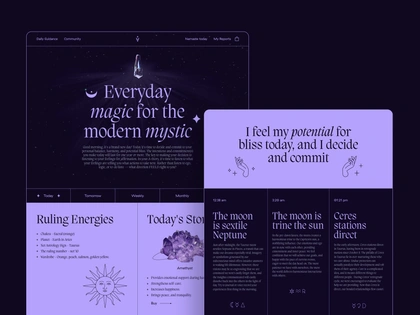 Astrology Website Design