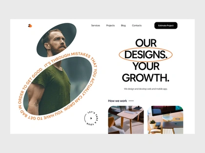 Portfolio Website Header Exploration