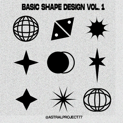 Basic Shapes download elements elements of design free mockup  shape shapes design streetwear streetwear design streetwear element