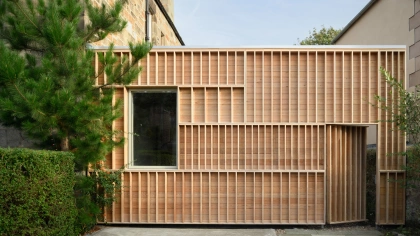 Konishi Gaffney converts garage into studio with sense of "civic grandeur"