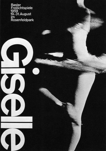 Giselle Poster, Basel Stadt Theater