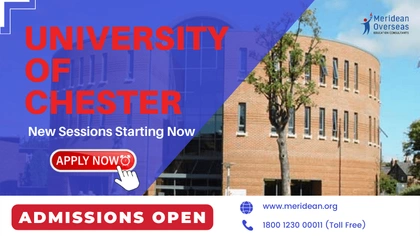 Want to study in University of Chester in UK. Know more about eligibility criteria for admission 2022, Intake, Course Duration, Fees, scholarship and more details