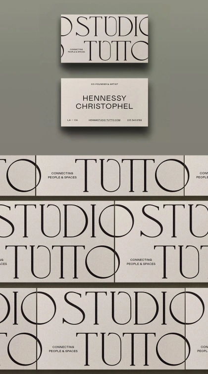 Studio Tutto (Art Studio) Business Card