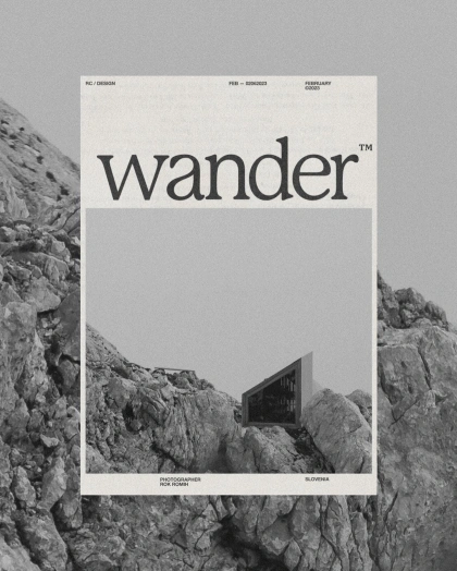 wander, graphic, creative, design, visual design, graphic design, typography, inspiration, quote, poster