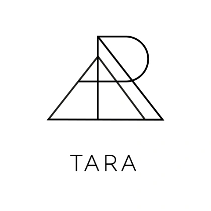 TARA name logo  minimal design, abstract logo, tattoo idea, black and white logo, business, beauty, personalised, unique, modern logo