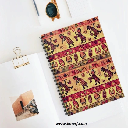 Buy Tribal Print Spiral Binding Notebooks Online by Le Nerf
