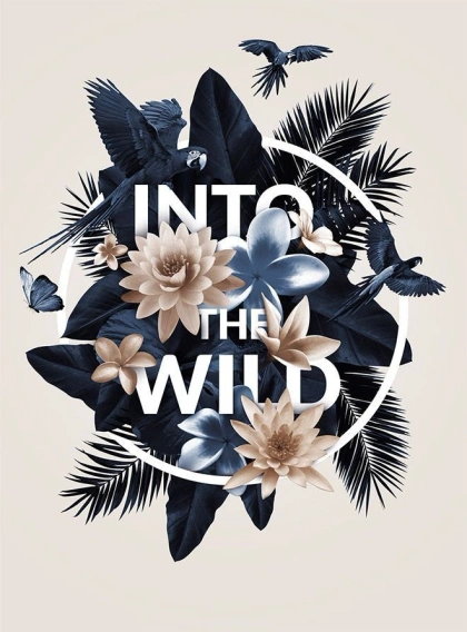 40 Floral Typography Designs that Combine Flowers & Text