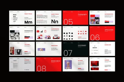 Brand Guidelines Template on Behance