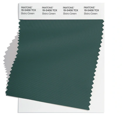 PANTONE 19-5408 TCX Bistro Green