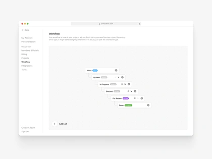 Workflow Builder by Jeremy Blaze for Never Before Seen on Dribbble